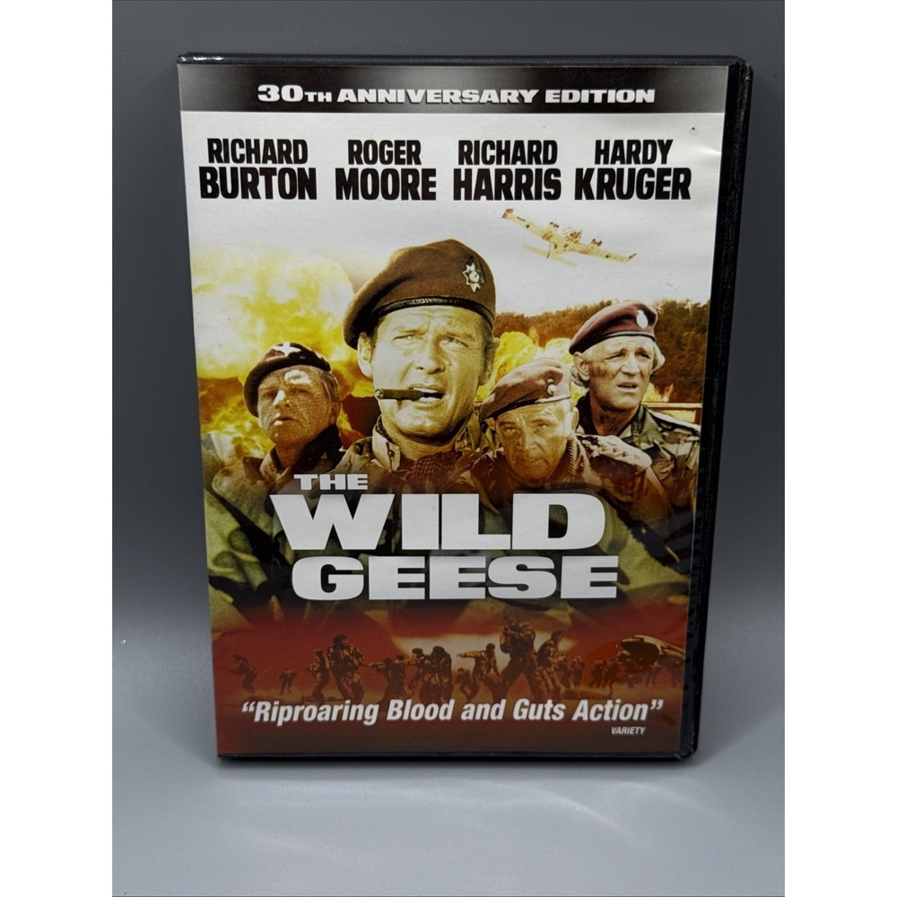 THE WILD GEESE 30th Anniversary Edition DVD Roger Moore Richard Burton